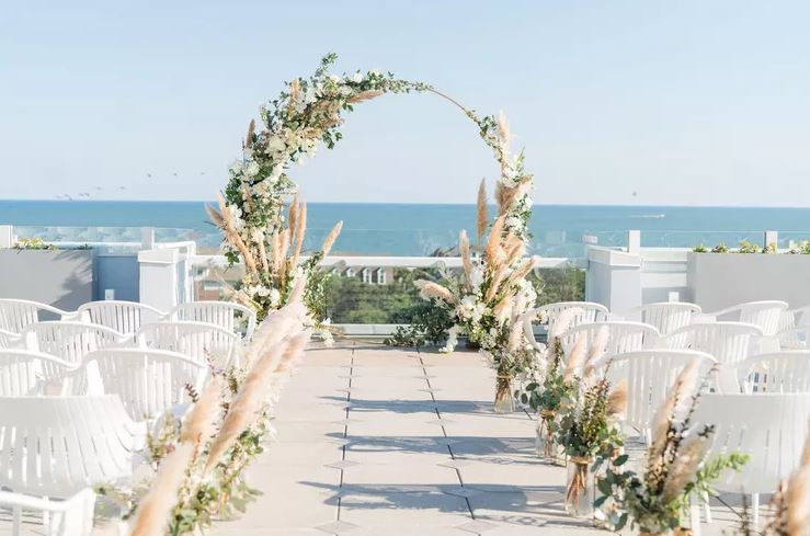 결혼식 식장 사진