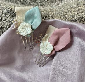 혼주 한복 뒤꽂이